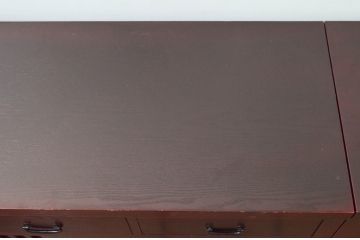 中古　タモ材　上質な和の空間を演出する水屋箪笥サイドボードセット(サイドキャビネット、収納棚、戸棚、食器棚、茶箪笥)(R-077624)