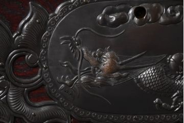 中古　美品!!　欅産業　漆塗り　仙台民芸箪笥(仙台箪笥)　KC-2000　力強い杢目が目を引く箪笥(小箪笥、収納タンス、チェスト、引き出し)(定価約43万円)(R-077627)