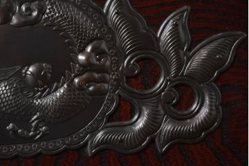 中古　美品!!　欅産業　漆塗り　仙台民芸箪笥(仙台箪笥)　KC-2000　力強い杢目が目を引く箪笥(小箪笥、収納タンス、チェスト、引き出し)(定価約43万円)(R-077627)