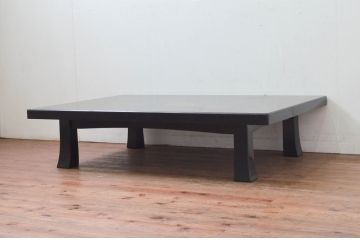 中古　株式会社輪島工芸　輪島塗り　繊細な図柄が美しい蒔絵座卓(ローテーブル、センターテーブル、リビングテーブル)(定価約160万円)(R-077629)