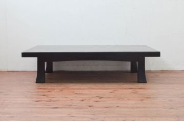 中古　株式会社輪島工芸　輪島塗り　繊細な図柄が美しい蒔絵座卓(ローテーブル、センターテーブル、リビングテーブル)(定価約160万円)(R-077629)