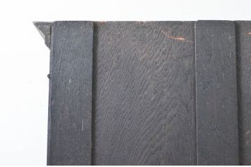 イギリスアンティーク　オーク材　シックな佇まいが味わい深いカップボード(キャビネット、食器棚、戸棚、収納棚、飾り棚、英国)(R-077630)
