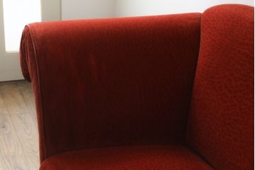 中古　ドイツ製　ブレッツ社(BRETZ)　優雅で気品あふれる佇まいが美しいシェーズロング(カウチソファ、2人掛け、長椅子)(R-077632)