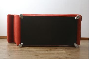 中古　ドイツ製　ブレッツ社(BRETZ)　優雅で気品あふれる佇まいが美しいシェーズロング(カウチソファ、2人掛け、長椅子)(R-077632)