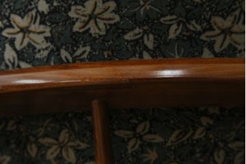 中古　美品　カリモク家具(karimoku)　ゆったりと座れるキャスター付きダイニングアームチェア4脚セット(ダイニングチェア、ラウンジチェア、イス、椅子)(定価4脚で約32万円)(R-077637)