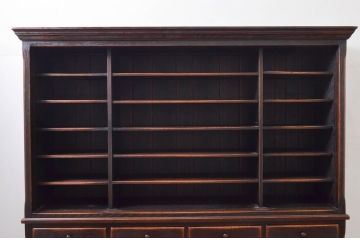 中古　美品　希少　飛騨産業　PROVINCIAL(プロヴィンシャル・プロビンシャル)　使い込まれた木の風合いが味わい深い食器棚(カップボード、水屋棚、収納棚、戸棚、飾り棚、キャビネット)(R-077638)