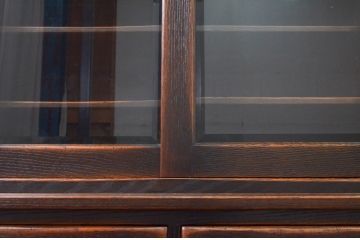 中古　美品　希少　飛騨産業　PROVINCIAL(プロヴィンシャル・プロビンシャル)　使い込まれた木の風合いが味わい深い食器棚(カップボード、水屋棚、収納棚、戸棚、飾り棚、キャビネット)(R-077638)