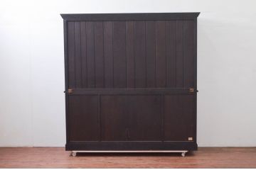 中古　美品　希少　飛騨産業　PROVINCIAL(プロヴィンシャル・プロビンシャル)　使い込まれた木の風合いが味わい深い食器棚(カップボード、水屋棚、収納棚、戸棚、飾り棚、キャビネット)(R-077638)