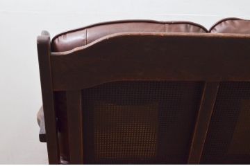 中古　飛騨産業　キツツキ　PROVINCIAL(プロヴィンシャル・プロビンシャル)シリーズ　シックな佇まいが魅力的な3人掛けソファ(3P、三人掛け、アームソファ)(定価約85万円)(R-077639)