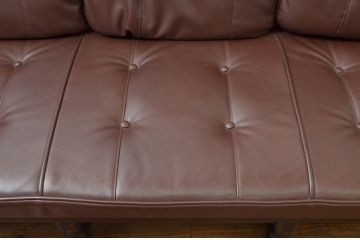 中古　飛騨産業　キツツキ　PROVINCIAL(プロヴィンシャル・プロビンシャル)シリーズ　シックな佇まいが魅力的な3人掛けソファ(3P、三人掛け、アームソファ)(定価約85万円)(R-077640)