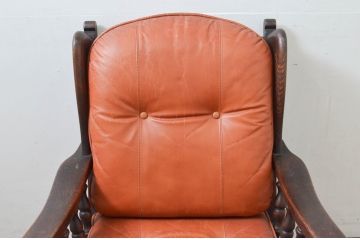 中古　飛騨産業　キツツキ　PROVINCIAL(プロヴィンシャル・プロビンシャル)シリーズ　温かみのある佇まいが魅力的な1人掛けソファ(1P、一人掛け、アームソファ)(定価約47万円)(R-077641)