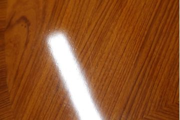 中古　最高級!!　六本木アピス(APIS)取り扱い　イタリア高級家具　真鍮飾りが美しい象嵌入りダイニングテーブル(4人掛け、6人掛け、食卓)(定価約150万円)(R-077644)