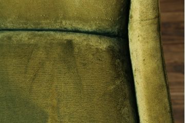 和製ビンテージ　ミッドセンチュリーの雰囲気が魅力的なデスクチェア(回転チェア、回転椅子、イス、ヴィンテージ)(R-077663)
