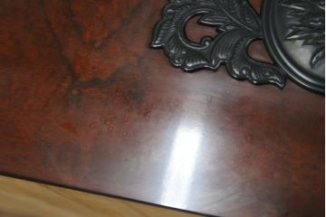 中古　深い木の色味と華やかな金具が目を惹く仙台箪笥サイドボード(サイドチェスト、衣装箪笥、収納箪笥、和タンス、引き出し)(R-077666)