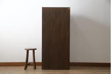 中古　美品　岩谷堂箪笥　欅産業　菊幸　美しい木目が魅力的な縦型チェスト(収納箪笥、和箪笥、引き出し)(R-077667)