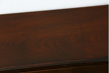 和製アンティーク　総欅(ケヤキ)材　極厚の天板が重厚感のある関西火鉢　(R-077668)