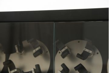 中古　津島工作所　時計　自動巻き上げ機　40本巻き(ワインディングマシーン、ウォッチワインダー、腕時計収納ボックス)(定価約150万円)(R-077669)