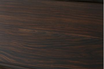 和製ビンテージ　高級品　縞黒檀(シマコクタン)　希少な六尺サイズ　上品な色味と艶が目を惹く堂々とした佇まいの飾り棚(唐木、茶棚、違い棚、収納棚、戸棚、ヴィンテージ)(R-077670)