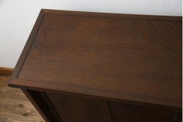 中古　美品　指物家具　吉蔵　洗練された佇まいが魅力的なサイドボード(サイドキャビネット、収納棚、戸棚)(R-077674)