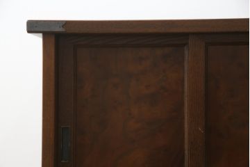 中古　美品　指物家具　吉蔵　洗練された佇まいが魅力的なサイドボード(サイドキャビネット、収納棚、戸棚)(R-077674)