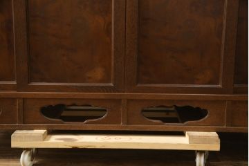 中古　美品　指物家具　吉蔵　洗練された佇まいが魅力的なサイドボード(サイドキャビネット、収納棚、戸棚)(R-077674)