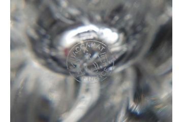フランス　Baccarat　バカラ　ジベルニー　RRigot(リゴット)　柔らかな曲線美が輝く花瓶(花器、花生け、フラワーベース、花入れ、クリスタルガラス、外箱付き)(R-077675)
