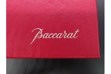 フランス　Baccarat　バカラ　ジベルニー　RRigot(リゴット)　柔らかな曲線美が輝く花瓶(花器、花生け、フラワーベース、花入れ、クリスタルガラス、外箱付き)(R-077675)