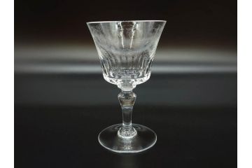 フランス　Baccarat　バカラ　Parme(パルメ)　Talleyrand(タリランド)　Oenologie(オノロジー)　意匠を凝らしたエレガントなグラス4客セット(花、鳳凰、ワイングラス、ロックグラス、スピリットグラス、コップ、タンブラー、フルレッドクリスタルガラス)(R-077676)
