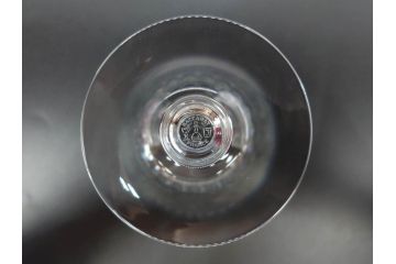 フランス　Baccarat　バカラ　Parme(パルメ)　Talleyrand(タリランド)　Oenologie(オノロジー)　意匠を凝らしたエレガントなグラス4客セット(花、鳳凰、ワイングラス、ロックグラス、スピリットグラス、コップ、タンブラー、フルレッドクリスタルガラス)(R-077676)