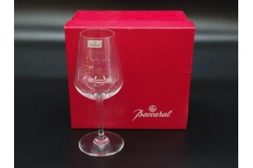 フランス　Baccarat　バカラ　Parme(パルメ)　Talleyrand(タリランド)　Oenologie(オノロジー)　意匠を凝らしたエレガントなグラス4客セット(花、鳳凰、ワイングラス、ロックグラス、スピリットグラス、コップ、タンブラー、フルレッドクリスタルガラス)(R-077676)