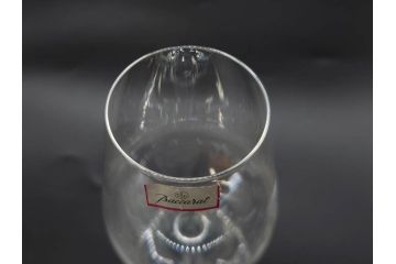 フランス　Baccarat　バカラ　Parme(パルメ)　Talleyrand(タリランド)　Oenologie(オノロジー)　意匠を凝らしたエレガントなグラス4客セット(花、鳳凰、ワイングラス、ロックグラス、スピリットグラス、コップ、タンブラー、フルレッドクリスタルガラス)(R-077676)