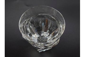 フランス　Baccarat　バカラ　Parme(パルメ)　Talleyrand(タリランド)　Oenologie(オノロジー)　意匠を凝らしたエレガントなグラス4客セット(花、鳳凰、ワイングラス、ロックグラス、スピリットグラス、コップ、タンブラー、フルレッドクリスタルガラス)(R-077676)