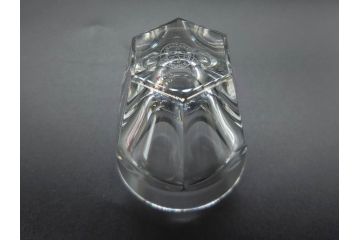 フランス　Baccarat　バカラ　Parme(パルメ)　Talleyrand(タリランド)　Oenologie(オノロジー)　意匠を凝らしたエレガントなグラス4客セット(花、鳳凰、ワイングラス、ロックグラス、スピリットグラス、コップ、タンブラー、フルレッドクリスタルガラス)(R-077676)