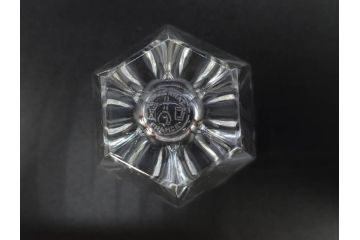 フランス　Baccarat　バカラ　Parme(パルメ)　Talleyrand(タリランド)　Oenologie(オノロジー)　意匠を凝らしたエレガントなグラス4客セット(花、鳳凰、ワイングラス、ロックグラス、スピリットグラス、コップ、タンブラー、フルレッドクリスタルガラス)(R-077676)