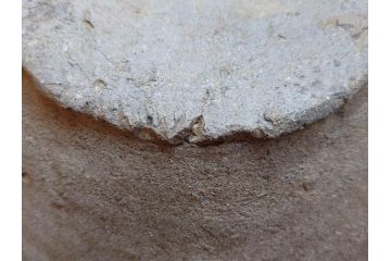 鎌倉時代〜室町時代　珠洲焼　高さ46cm　素朴な美しさを感じる壷(綾杉文、甕、壺)(R-077678)