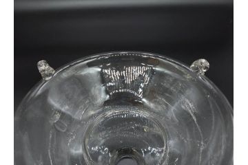 大正〜昭和初期　蓋付き　ノスタルジックな雰囲気を演出するハエ取り瓶2個セット(蠅、蝿、ハエトリ器、ガラス、硝子、フタ付き)(R-077680)