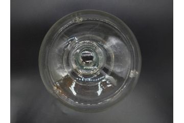 大正〜昭和初期　蓋付き　ノスタルジックな雰囲気を演出するハエ取り瓶2個セット(蠅、蝿、ハエトリ器、ガラス、硝子、フタ付き)(R-077680)