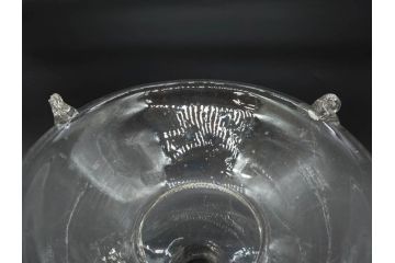 大正〜昭和初期　蓋付き　ノスタルジックな雰囲気を演出するハエ取り瓶2個セット(蠅、蝿、ハエトリ器、ガラス、硝子、フタ付き)(R-077680)