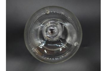 大正〜昭和初期　蓋付き　ノスタルジックな雰囲気を演出するハエ取り瓶2個セット(蠅、蝿、ハエトリ器、ガラス、硝子、フタ付き)(R-077681)