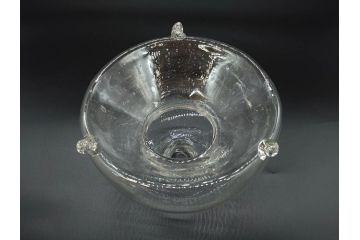 大正〜昭和初期　蓋付き　ノスタルジックな雰囲気を演出するハエ取り瓶2個セット(蠅、蝿、ハエトリ器、ガラス、硝子、フタ付き)(R-077681)