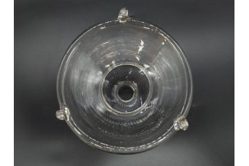 大正〜昭和初期　蓋付き　ノスタルジックな雰囲気を演出するハエ取り瓶2個セット(蠅、蝿、ハエトリ器、ガラス、硝子、フタ付き)(R-077682)