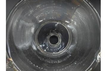 大正〜昭和初期　蓋付き　ノスタルジックな雰囲気を演出するハエ取り瓶2個セット(蠅、蝿、ハエトリ器、ガラス、硝子、フタ付き)(R-077683)