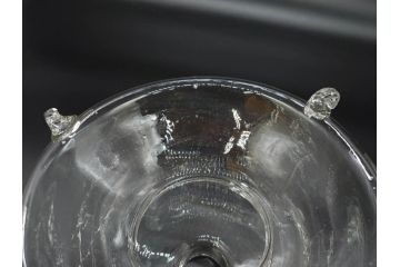 大正〜昭和初期　蓋付き　ノスタルジックな雰囲気を演出するハエ取り瓶2個セット(蠅、蝿、ハエトリ器、ガラス、硝子、フタ付き)(R-077683)