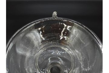 大正〜昭和初期　蓋付き　ノスタルジックな雰囲気を演出するハエ取り瓶2個セット(蠅、蝿、ハエトリ器、ガラス、硝子、フタ付き)(R-077684)