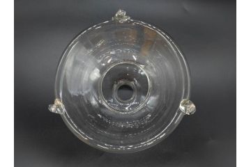 大正〜昭和初期　蓋付き　ノスタルジックな雰囲気を演出するハエ取り瓶2個セット(蠅、蝿、ハエトリ器、ガラス、硝子、フタ付き)(R-077684)