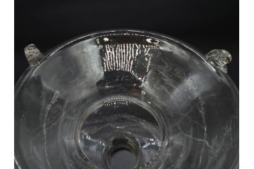 大正〜昭和初期　蓋付き　ノスタルジックな雰囲気を演出するハエ取り瓶2個セット(蠅、蝿、ハエトリ器、ガラス、硝子、フタ付き)(R-077684)
