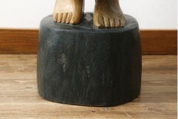 中古　美品!!　等身大　穏やかな表情と美しい民族衣装が目を惹くサワディー人形(ディスプレイ、オブジェ、店舗什器)(定価約16万円)(R-077687)