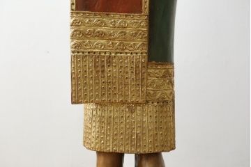 中古　美品!!　等身大　穏やかな表情と美しい民族衣装が目を惹くサワディー人形(ディスプレイ、オブジェ、店舗什器)(定価約16万円)(R-077687)