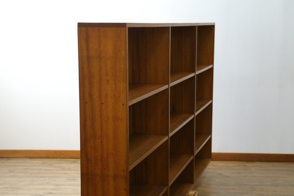 和製アンティーク　特大!!古い図書館のブックラック　(R-077692)