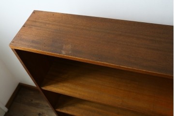 和製アンティーク　特大!!古い図書館のブックラック　(R-077692)